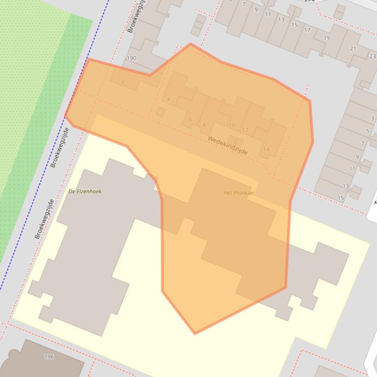 Kaart van postcodegebied 2725PG.