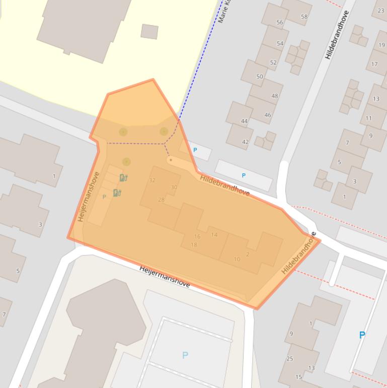 Kaart van postcodegebied 2726AW.