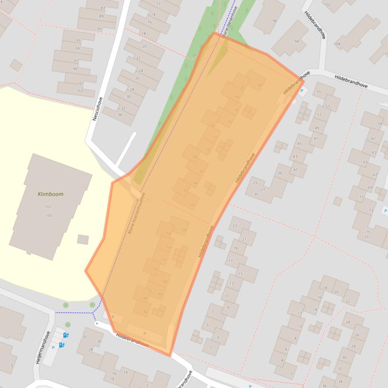 Kaart van postcodegebied 2726AX.