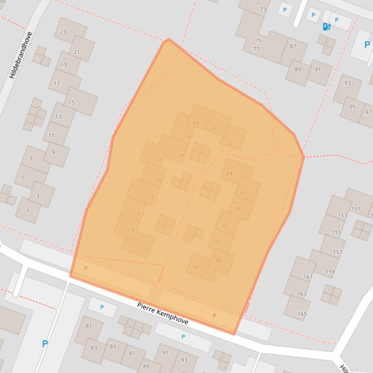 Kaart van postcodegebied 2726BB.