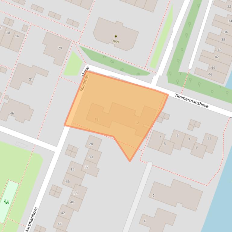 Kaart van postcodegebied 2726CM.