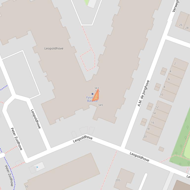 Kaart van postcodegebied 2726CX.