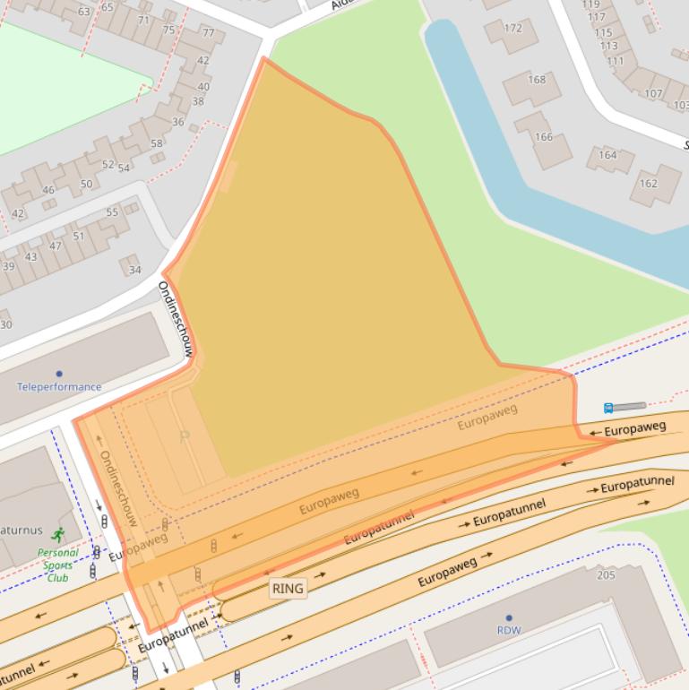 Kaart van postcodegebied 2726JS.