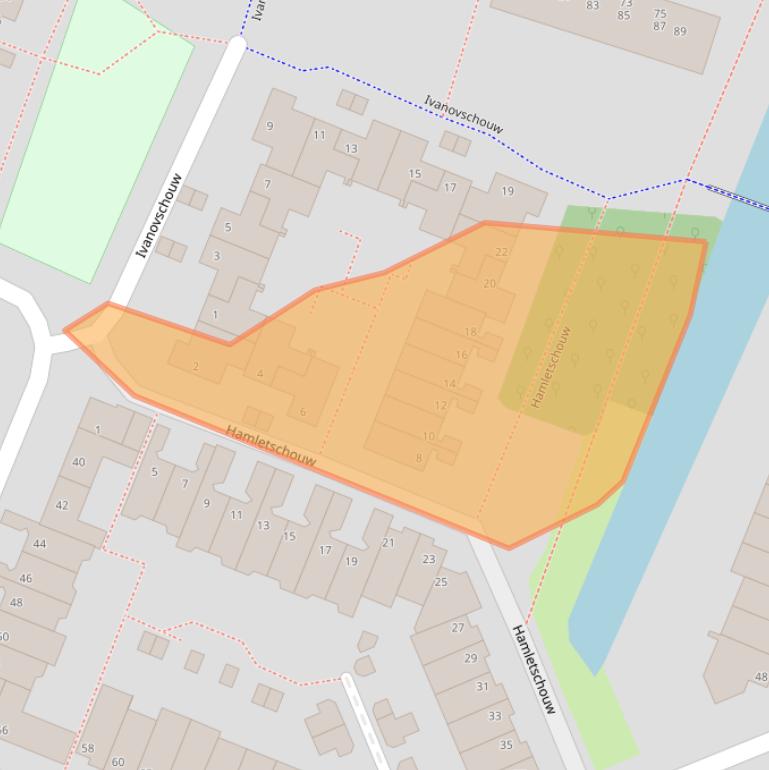 Kaart van postcodegebied 2726KL.