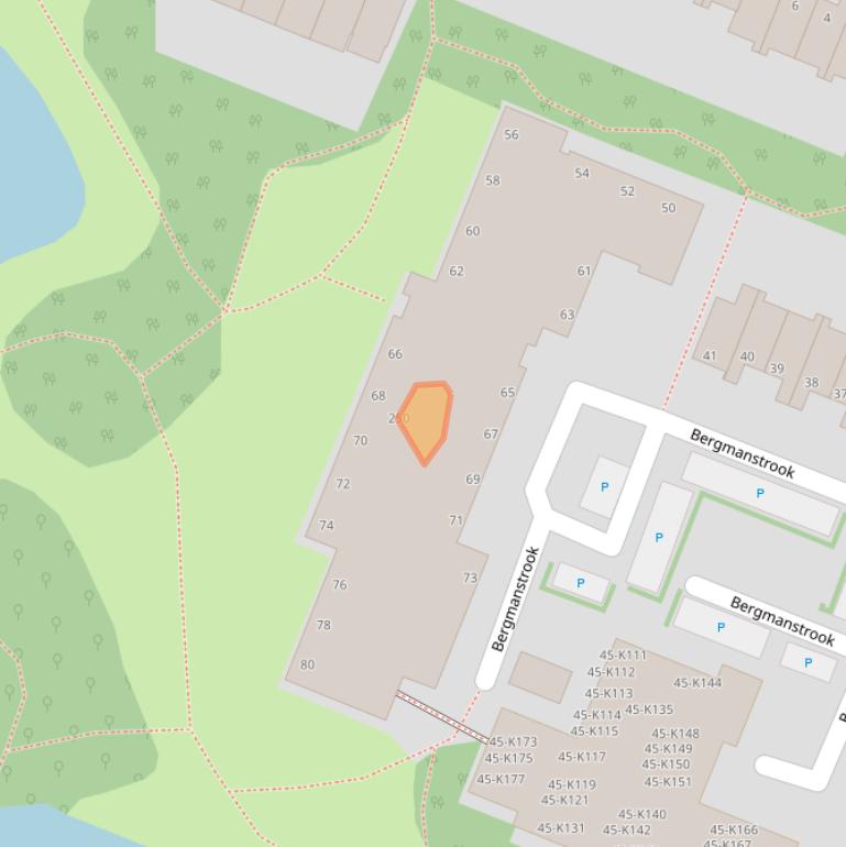 Kaart van postcodegebied 2726RT.