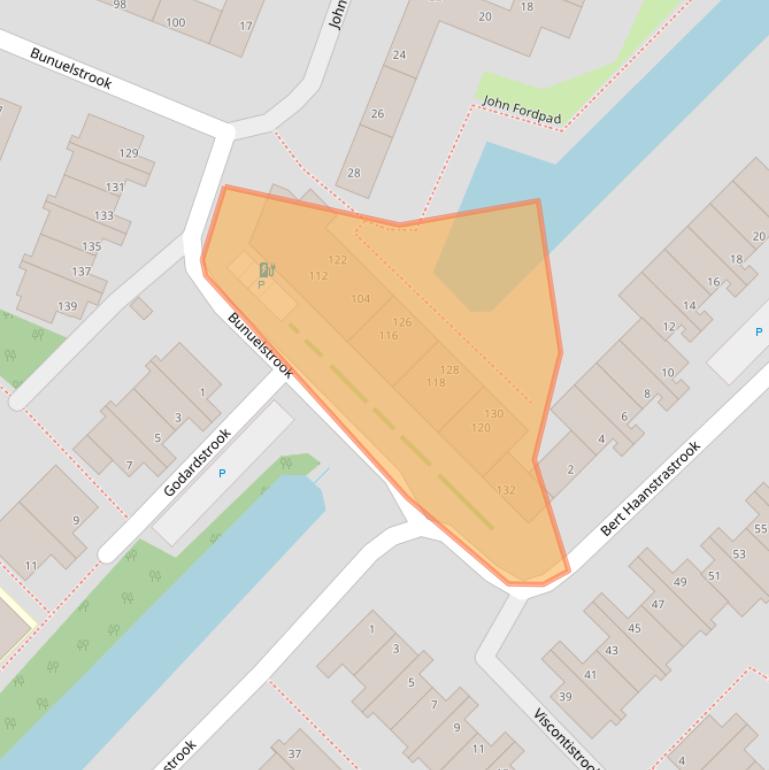 Kaart van postcodegebied 2726SH.