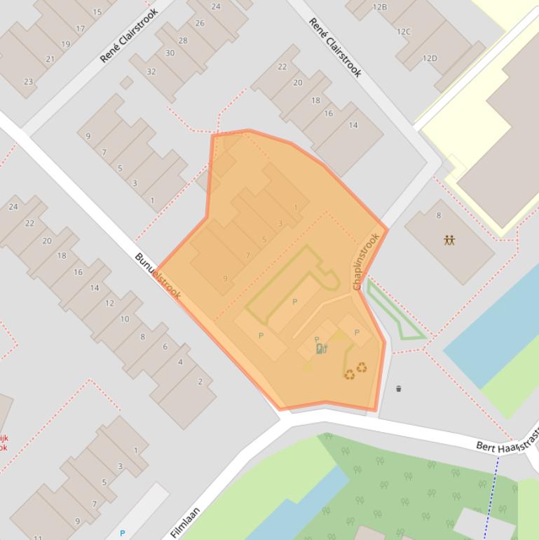 Kaart van postcodegebied 2726SJ.