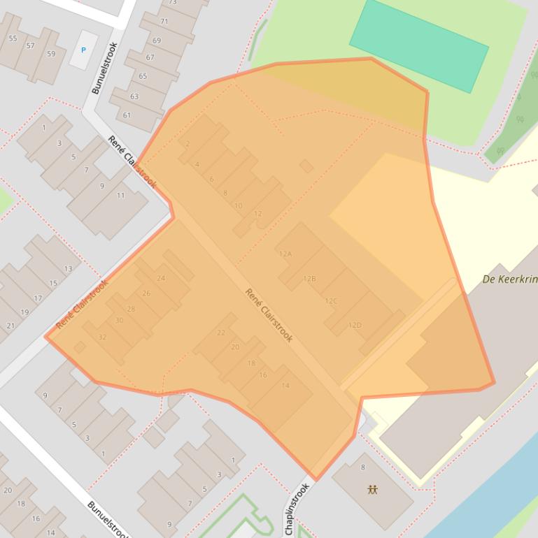 Kaart van postcodegebied 2726SM.