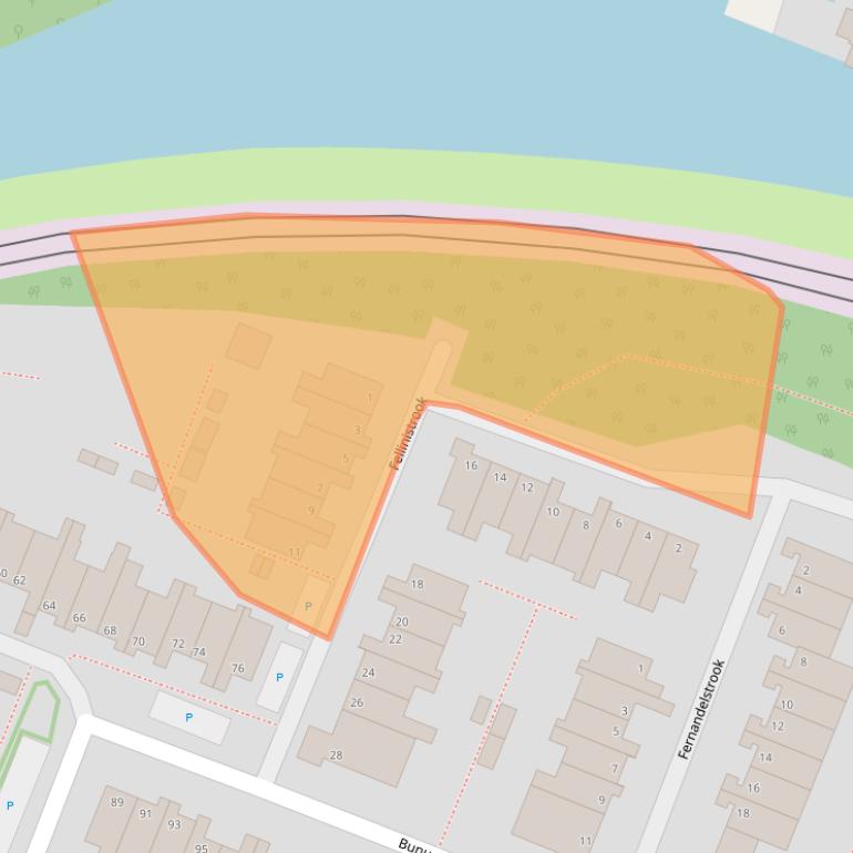 Kaart van postcodegebied 2726TA.