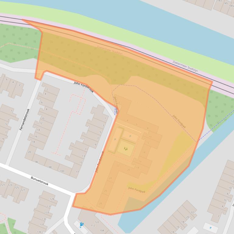 Kaart van postcodegebied 2726TG.