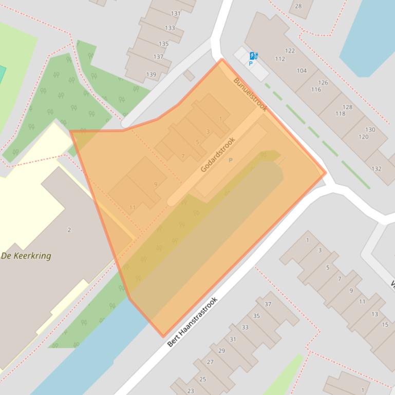 Kaart van postcodegebied 2726TH.