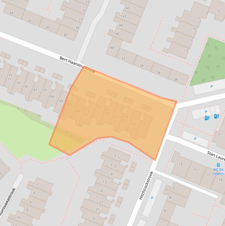 Kaart van postcodegebied 2726TM.