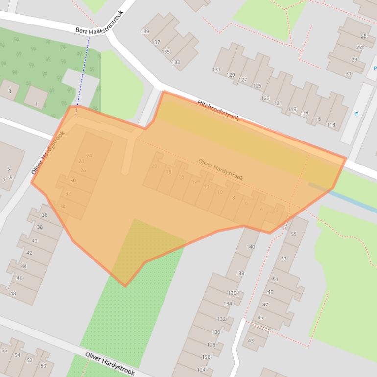 Kaart van postcodegebied 2726TZ.