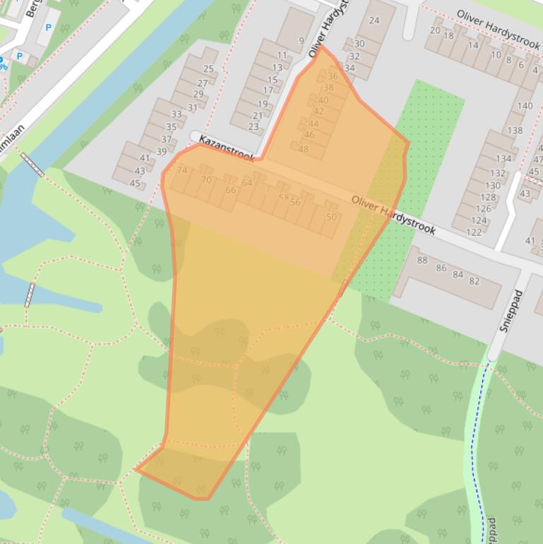 Kaart van postcodegebied 2726VA.