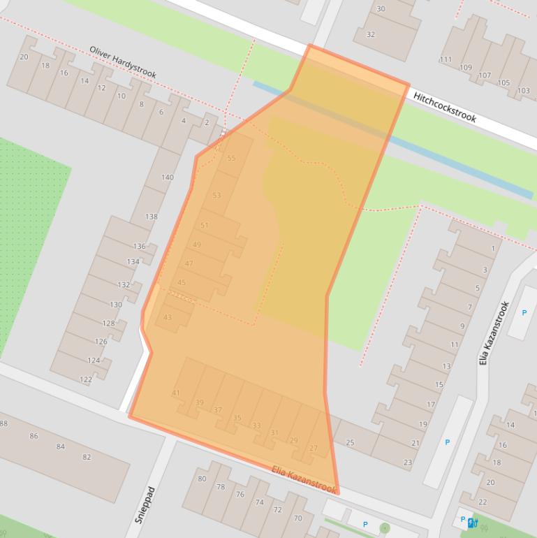 Kaart van postcodegebied 2726VC.