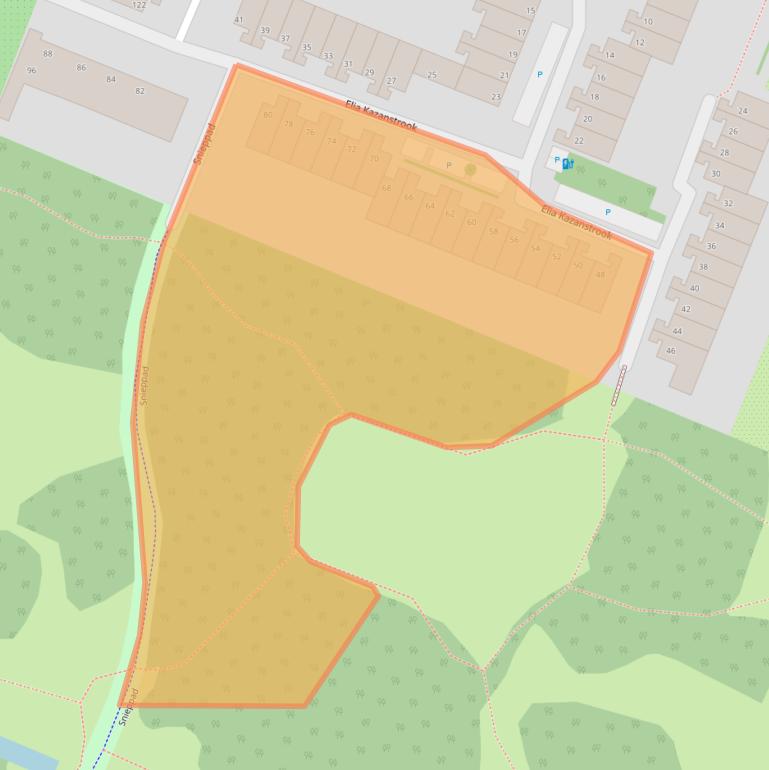 Kaart van postcodegebied 2726VE.