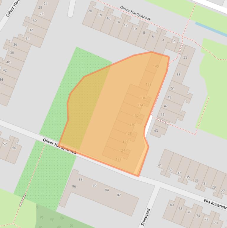 Kaart van postcodegebied 2726VH.