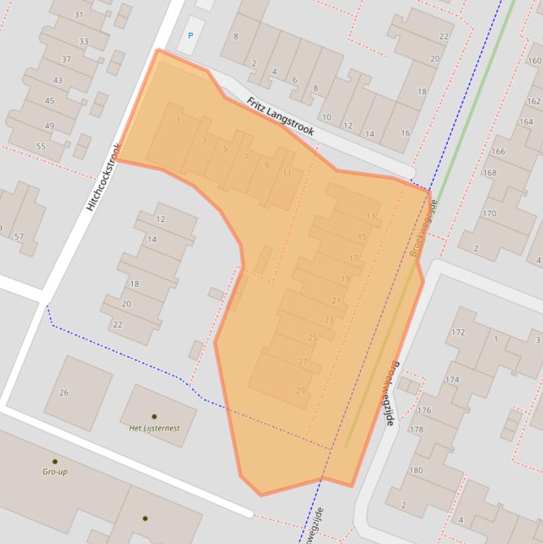 Kaart van postcodegebied 2726VW.
