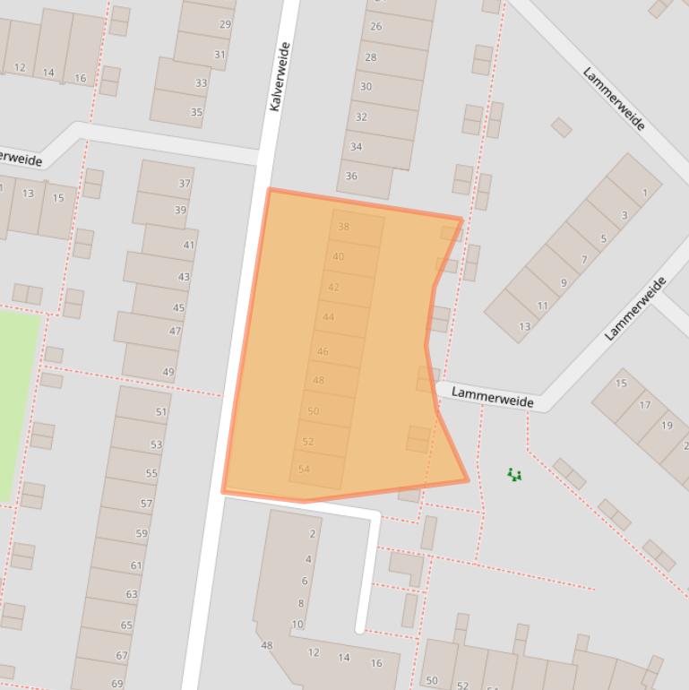 Kaart van postcodegebied 2727GE.