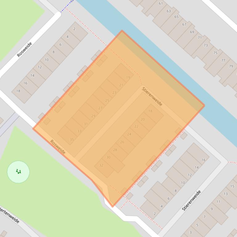 Kaart van postcodegebied 2727HS.