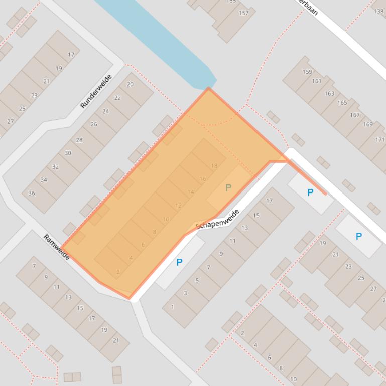 Kaart van postcodegebied 2727HW.