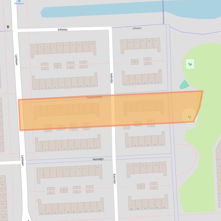 Kaart van postcodegebied 2728BB.