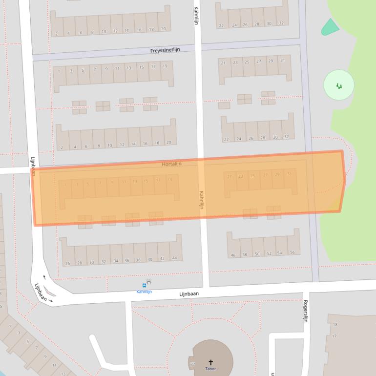 Kaart van postcodegebied 2728BD.