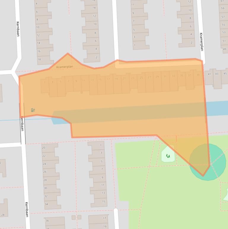 Kaart van postcodegebied 2728DK.