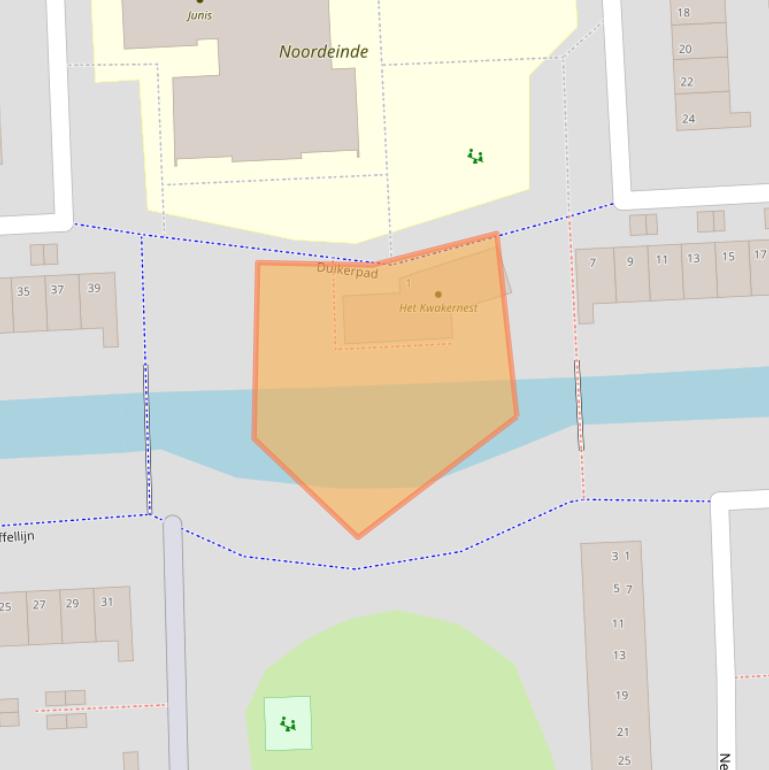 Kaart van postcodegebied 2728DP.