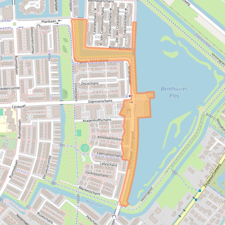 Kaart van postcodegebied 2728GH.