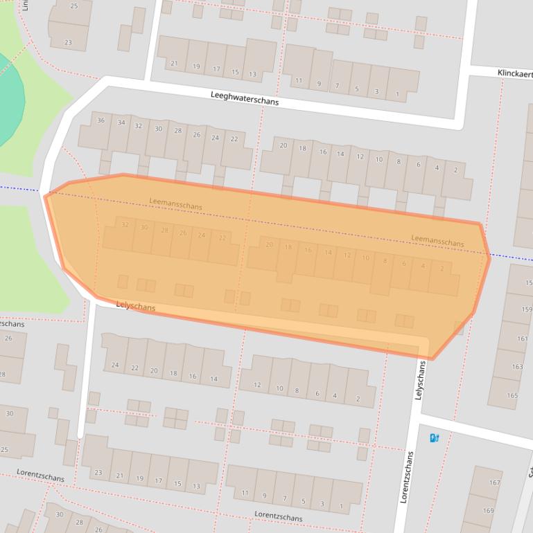 Kaart van postcodegebied 2728GP.
