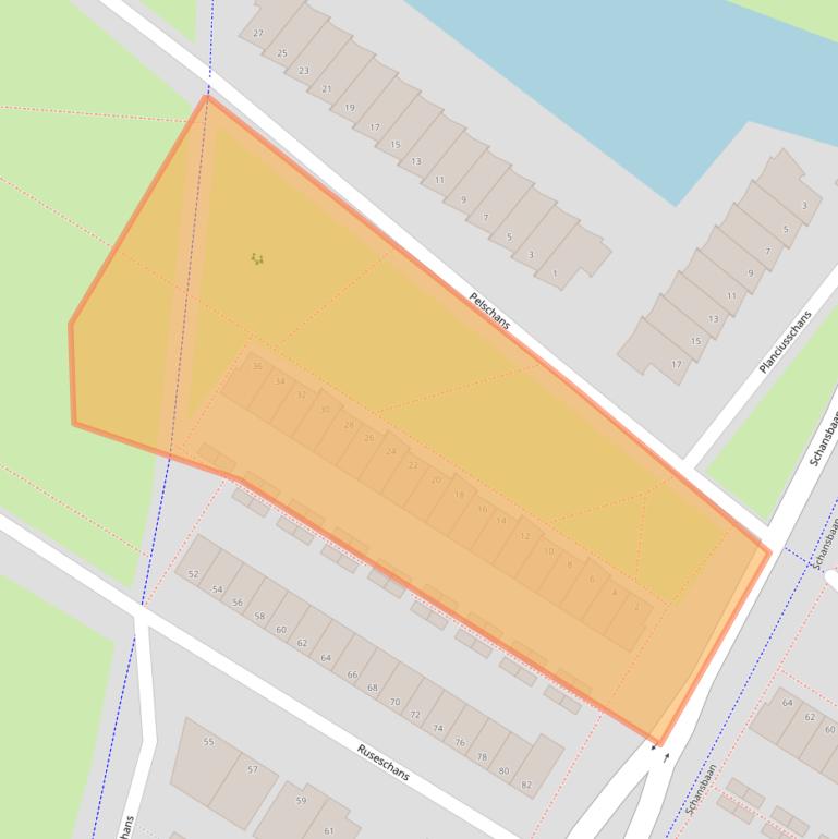 Kaart van postcodegebied 2728GX.