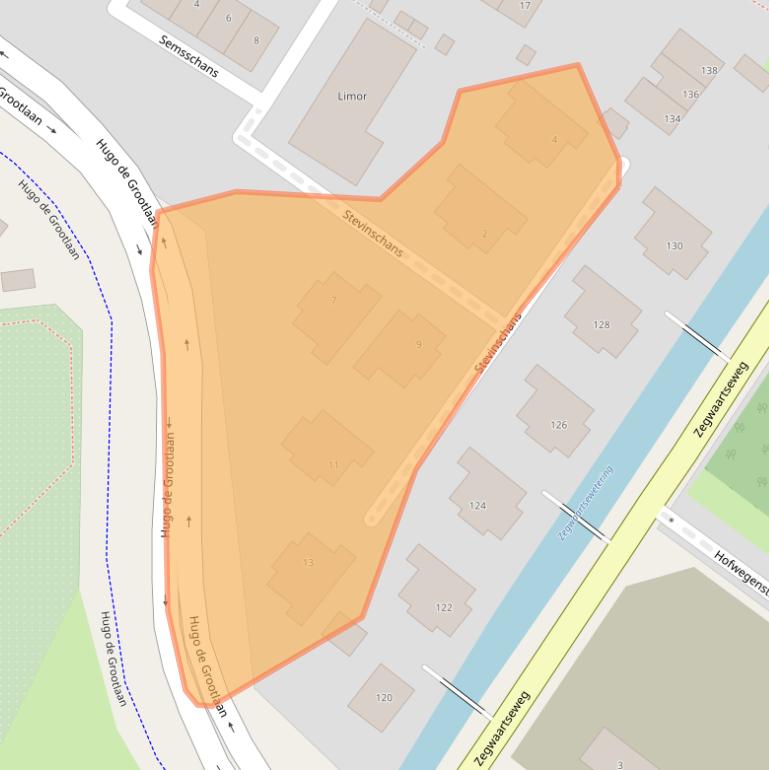 Kaart van postcodegebied 2728HV.