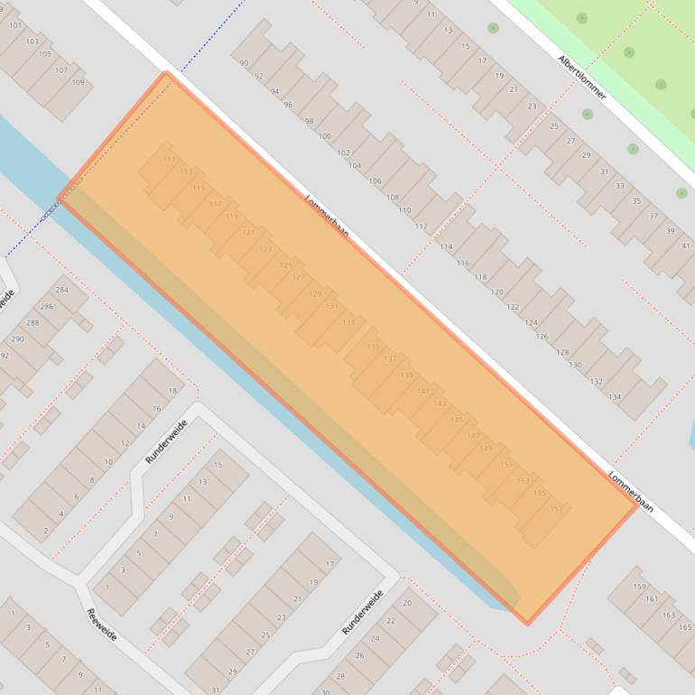 Kaart van postcodegebied 2728JC.