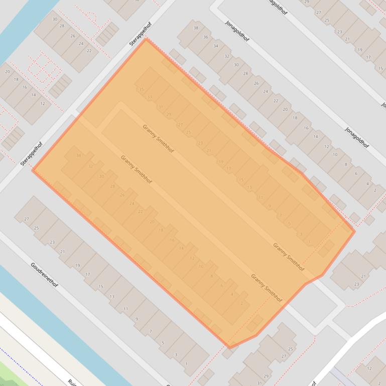 Kaart van postcodegebied 2728KL.