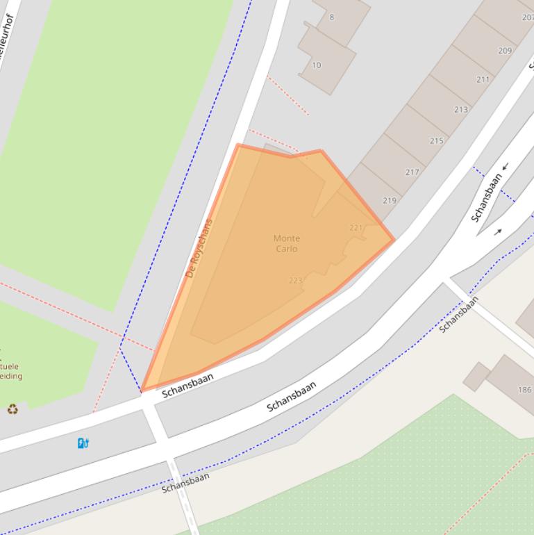 Kaart van postcodegebied 2728KW.