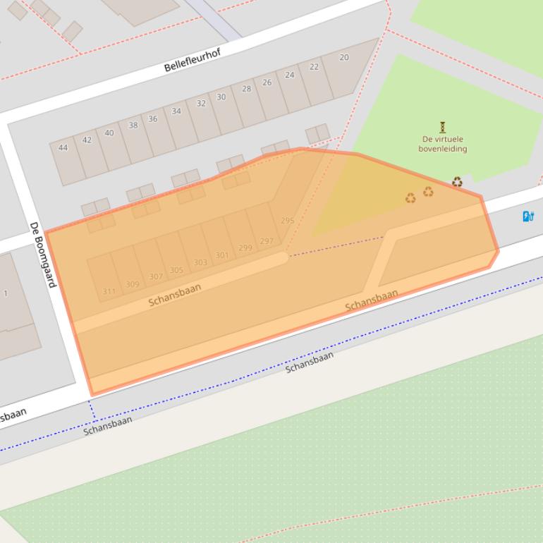 Kaart van postcodegebied 2728KX.