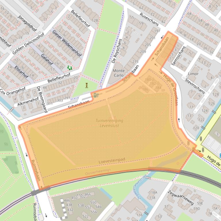 Kaart van postcodegebied 2728KZ.