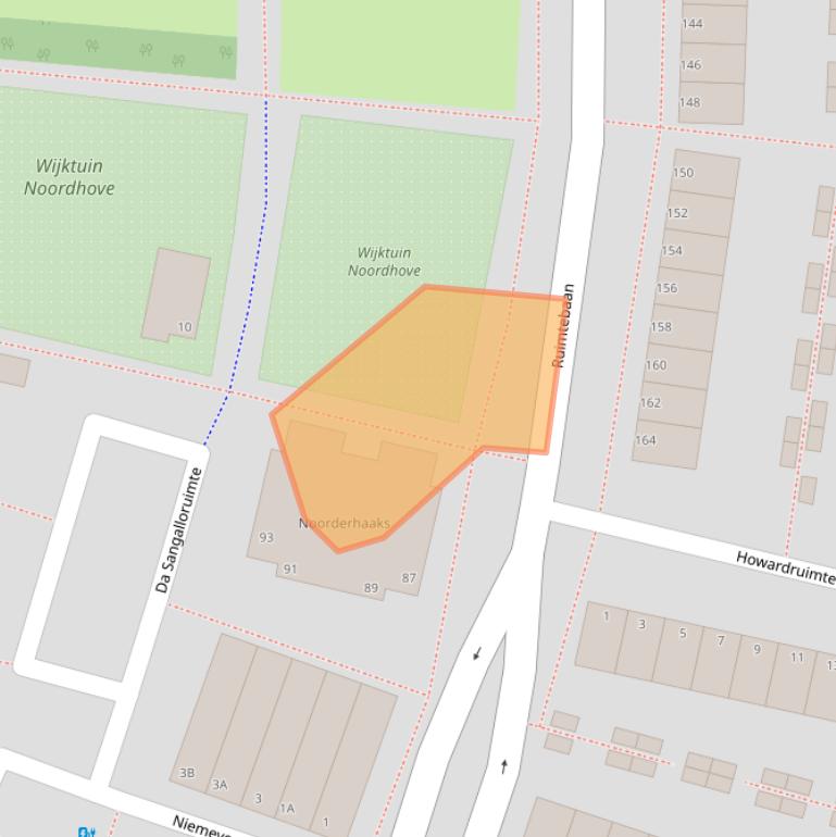 Kaart van postcodegebied 2728MK.