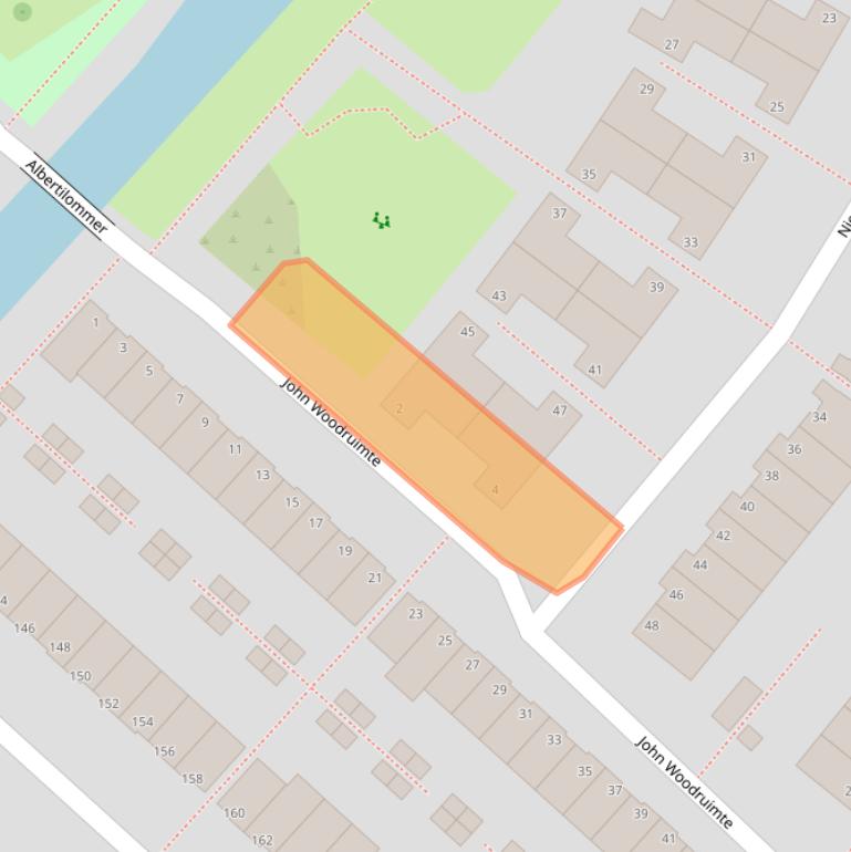 Kaart van postcodegebied 2728ND.