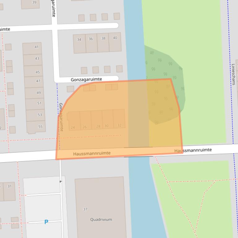 Kaart van postcodegebied 2728NX.