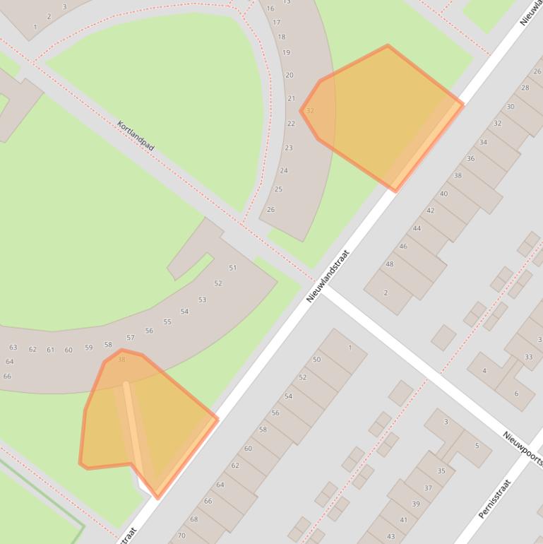 Kaart van postcodegebied 2729DM.