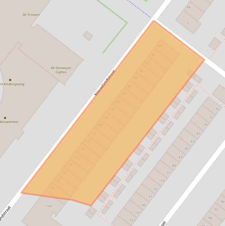 Kaart van postcodegebied 2729DW.