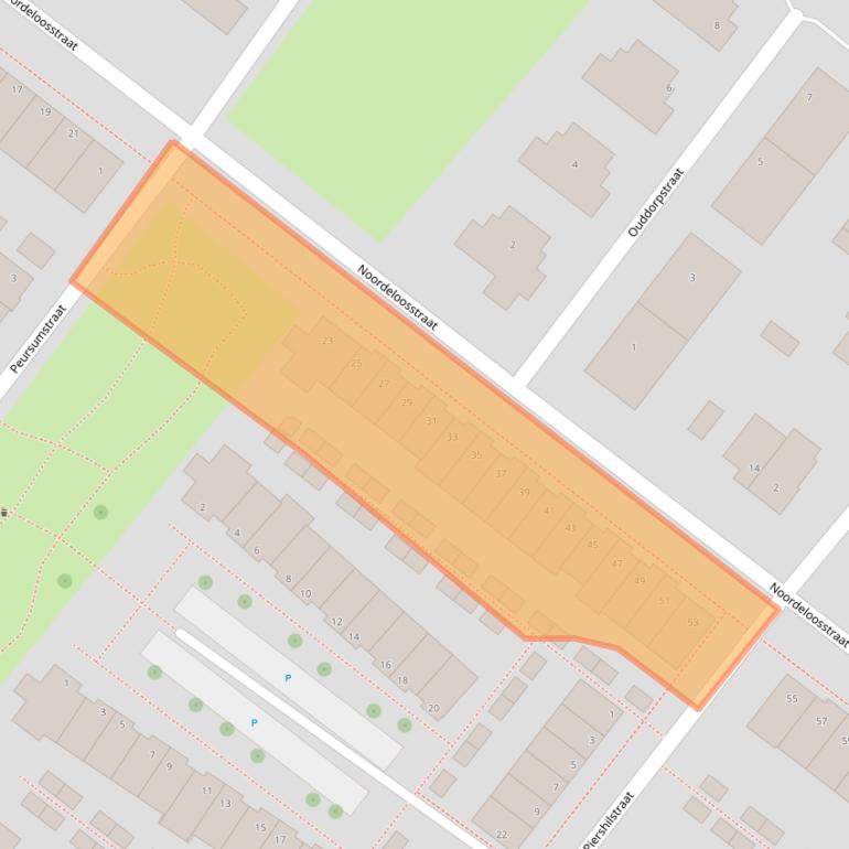 Kaart van postcodegebied 2729ES.