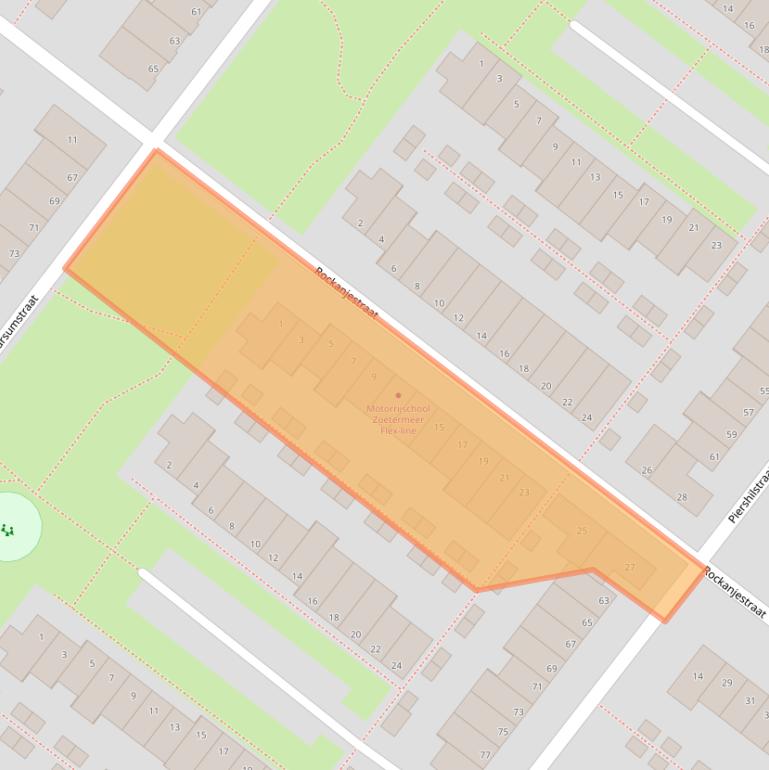 Kaart van postcodegebied 2729GN.