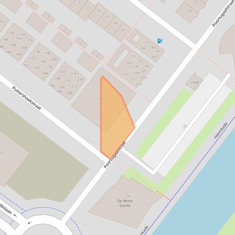 Kaart van postcodegebied 2729HD.