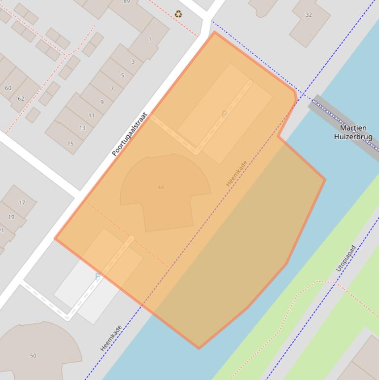 Kaart van postcodegebied 2729HE.