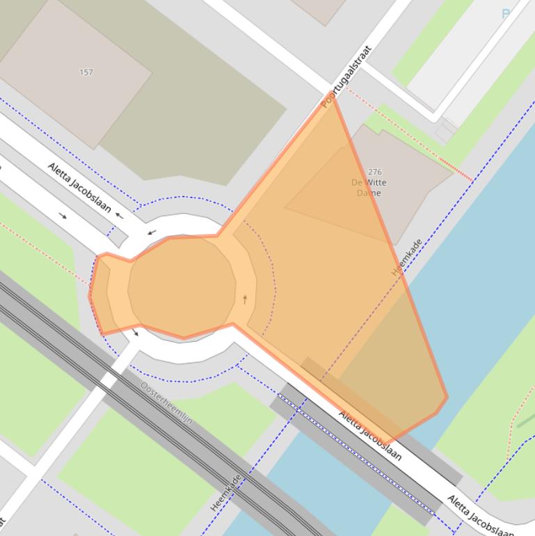 Kaart van postcodegebied 2729HL.