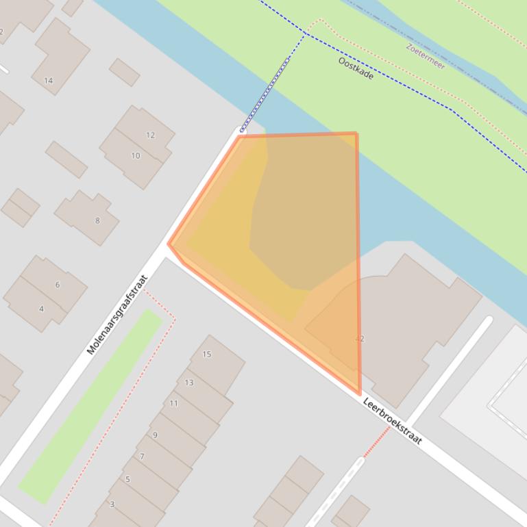 Kaart van postcodegebied 2729HX.