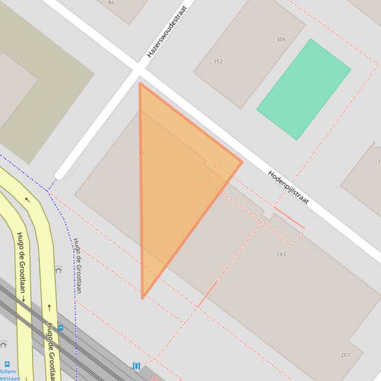 Kaart van postcodegebied 2729JC.